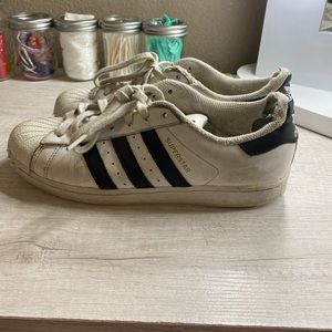 black and white shoes